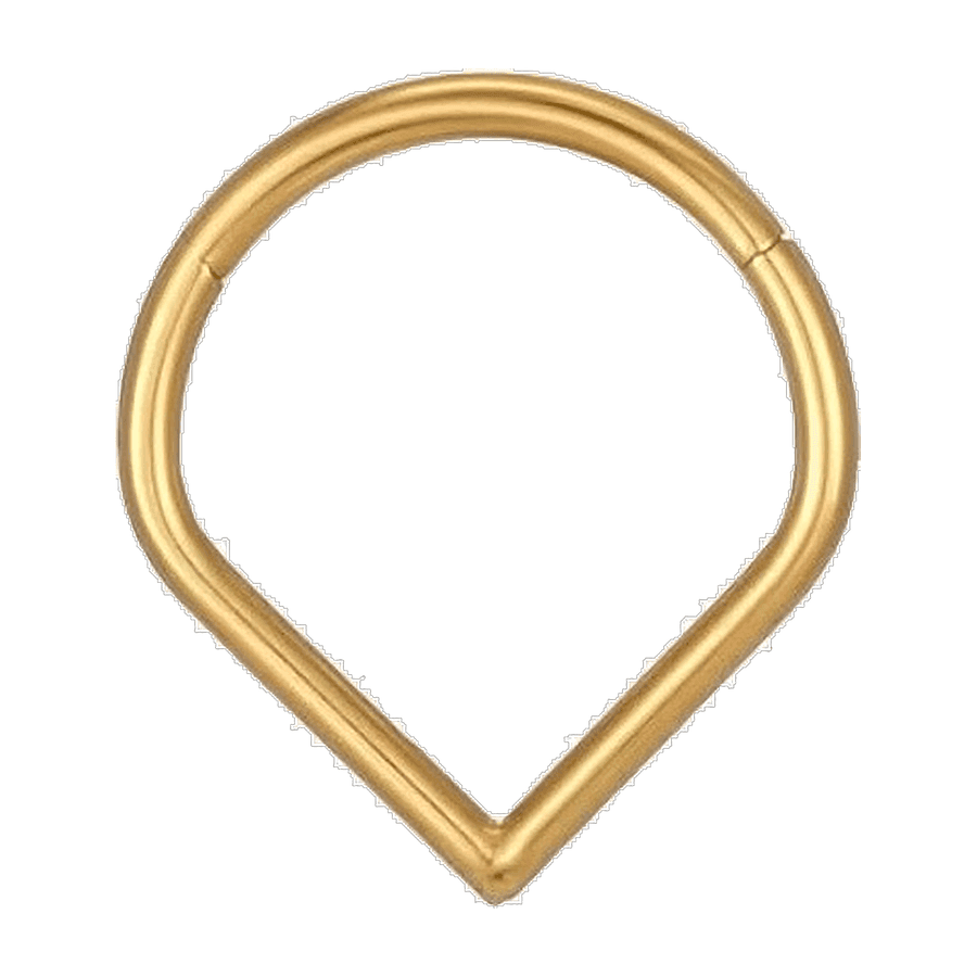Argola Gota Lisa - Ouro