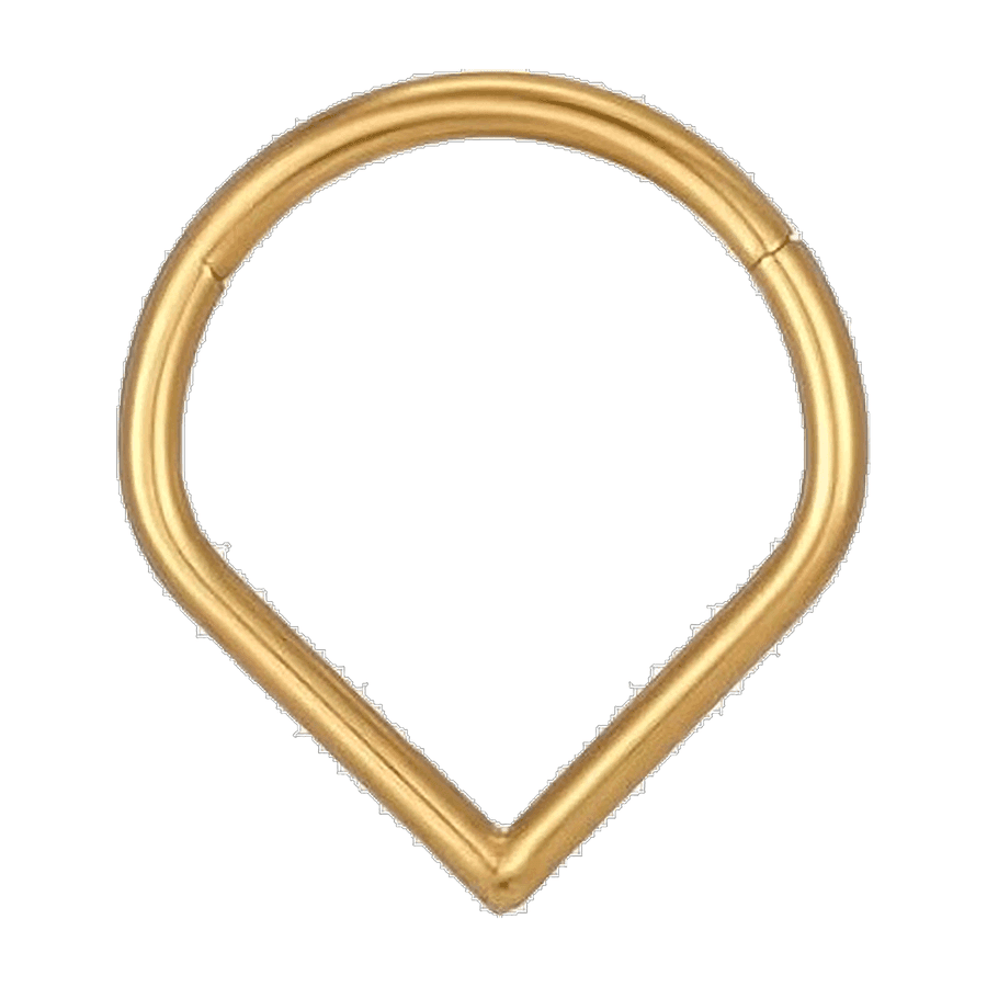 Argola Gota Lisa (2) - Ouro