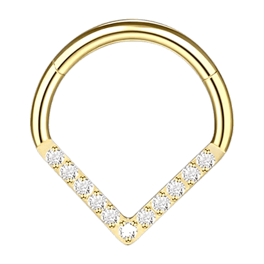 Argola Eternity com Zircônias - Prata