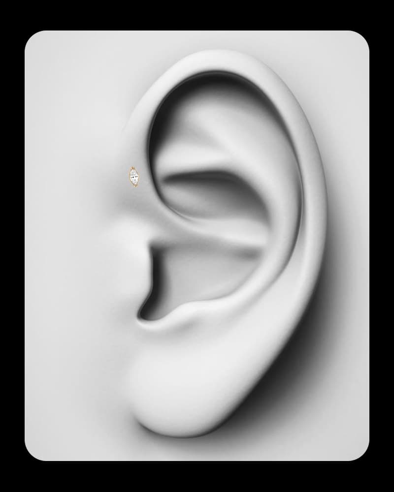 Piercing Helix frontal